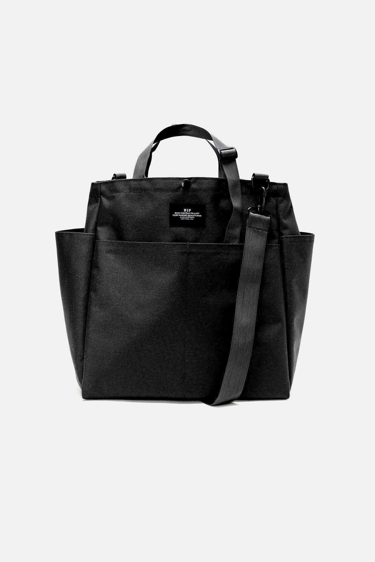Carry-All Beach Bag Black by Bagsinprogress | Unisex | WP Store