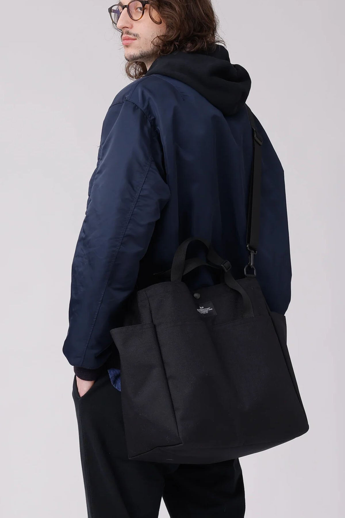 Carry-All Beach Bag Black by Bagsinprogress | Unisex | WP Store
