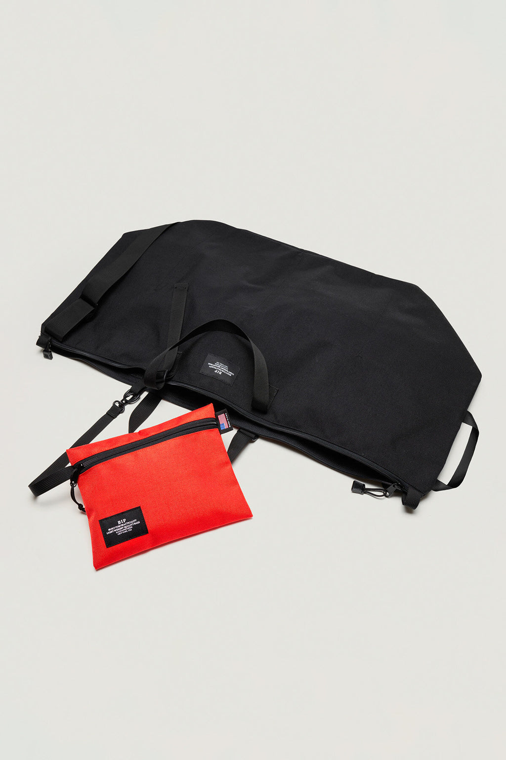 Traveler Duffle Large Bag Black Nylon Canvas Black by