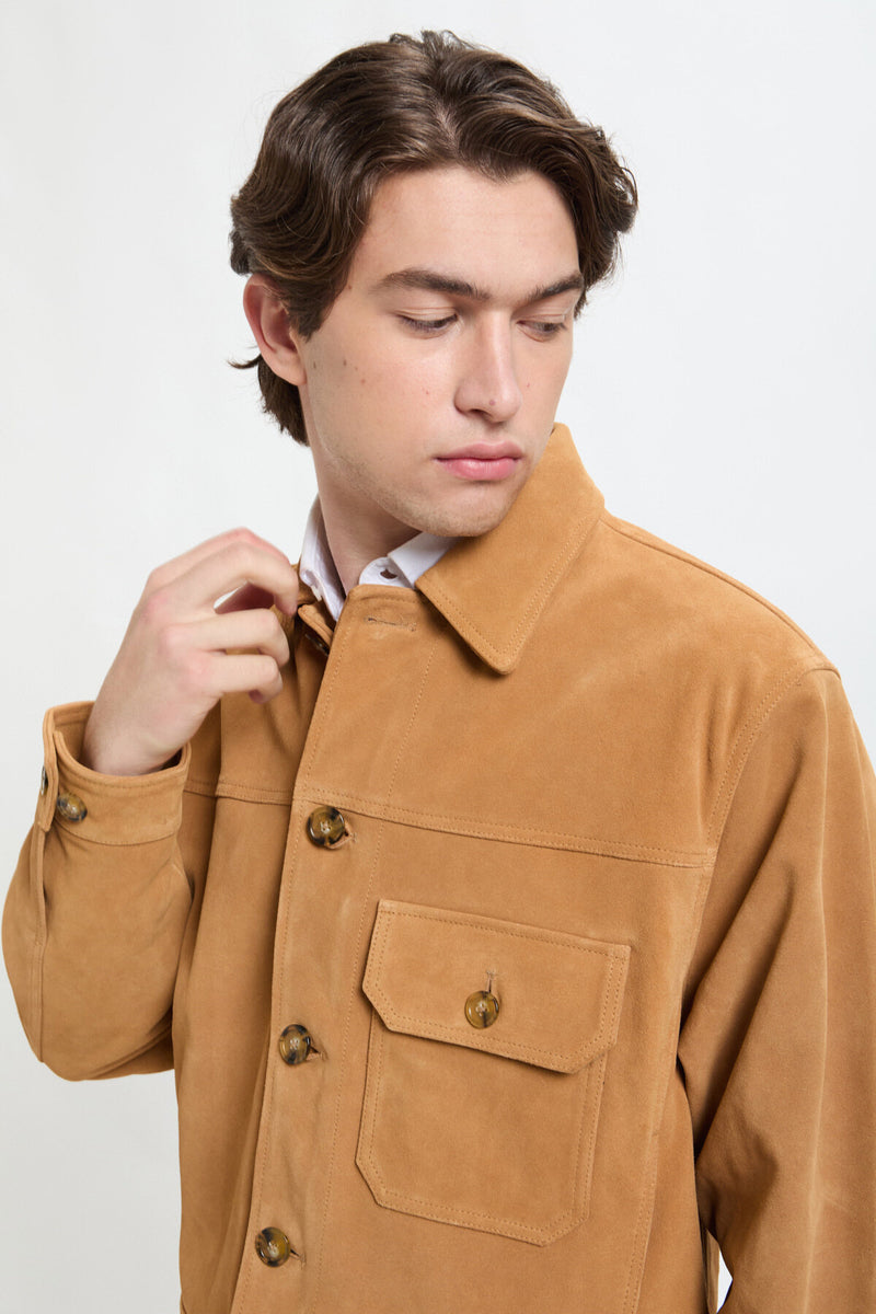 ROUGHOUT SUEDE RIDER JACKET