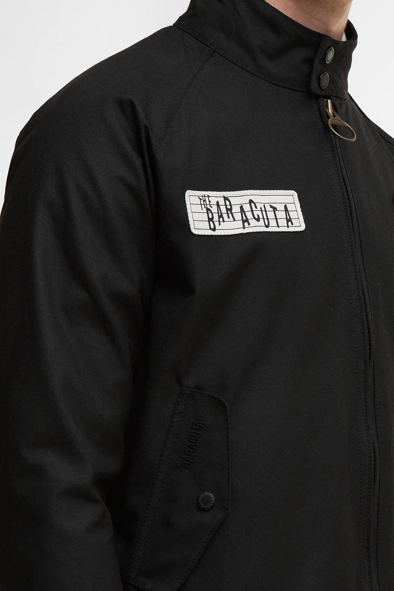 Giacca cerata Porton con badge Barbour x Baracuta