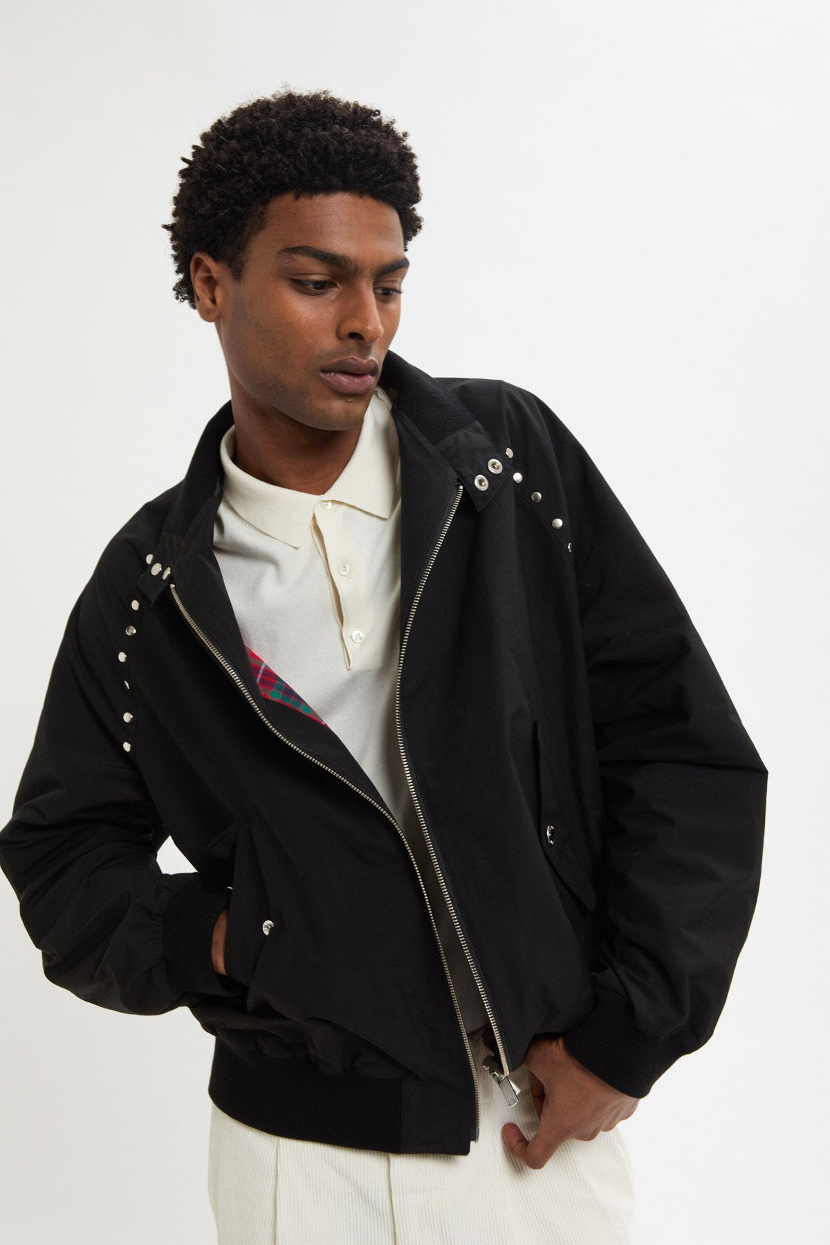 G9 STUDS X SYSTEM Black by Baracuta | Men | WP Store