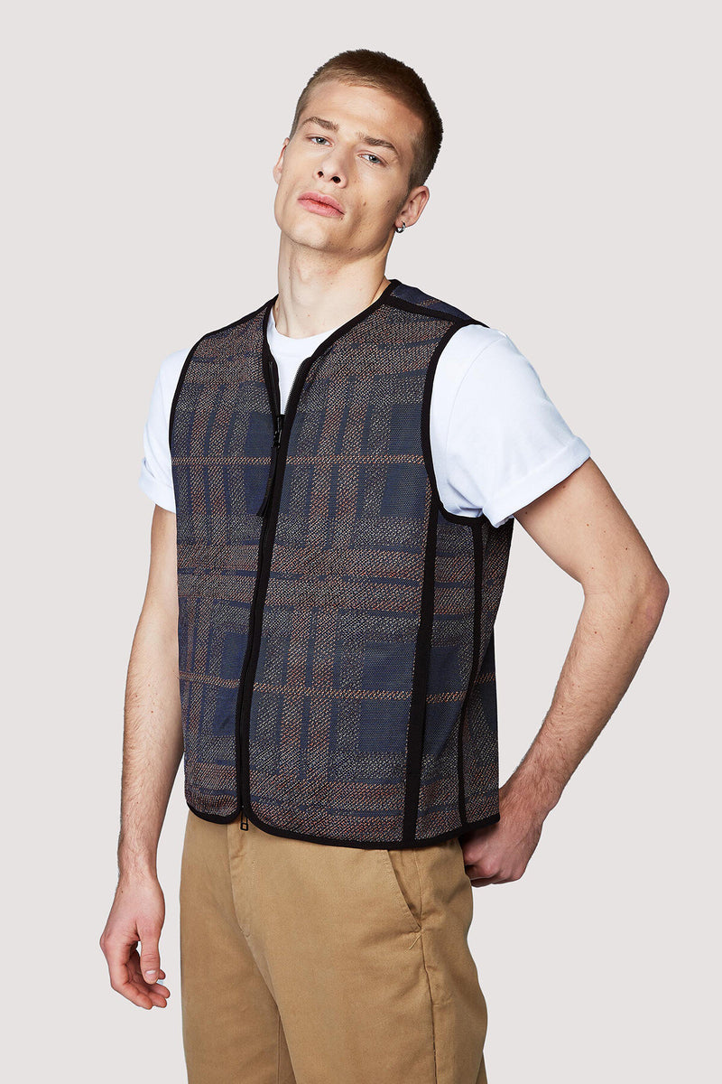 Gilet Tartan 3D Byborre