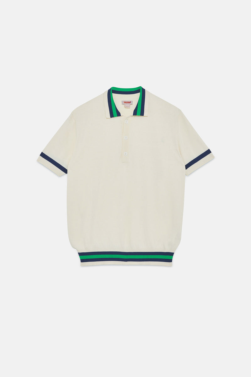 Contrast Stripes Polo