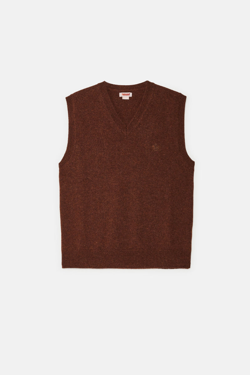 GILET IN LANA SHETLAND