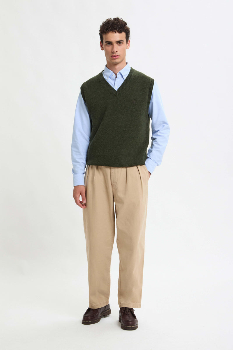 GILET IN LANA SHETLAND