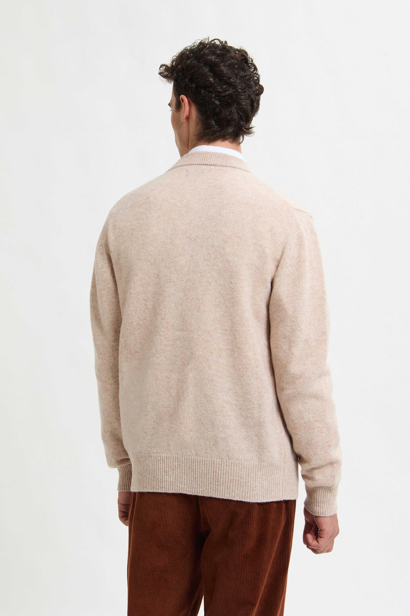 CARDIGAN IN LANA SHETLAND