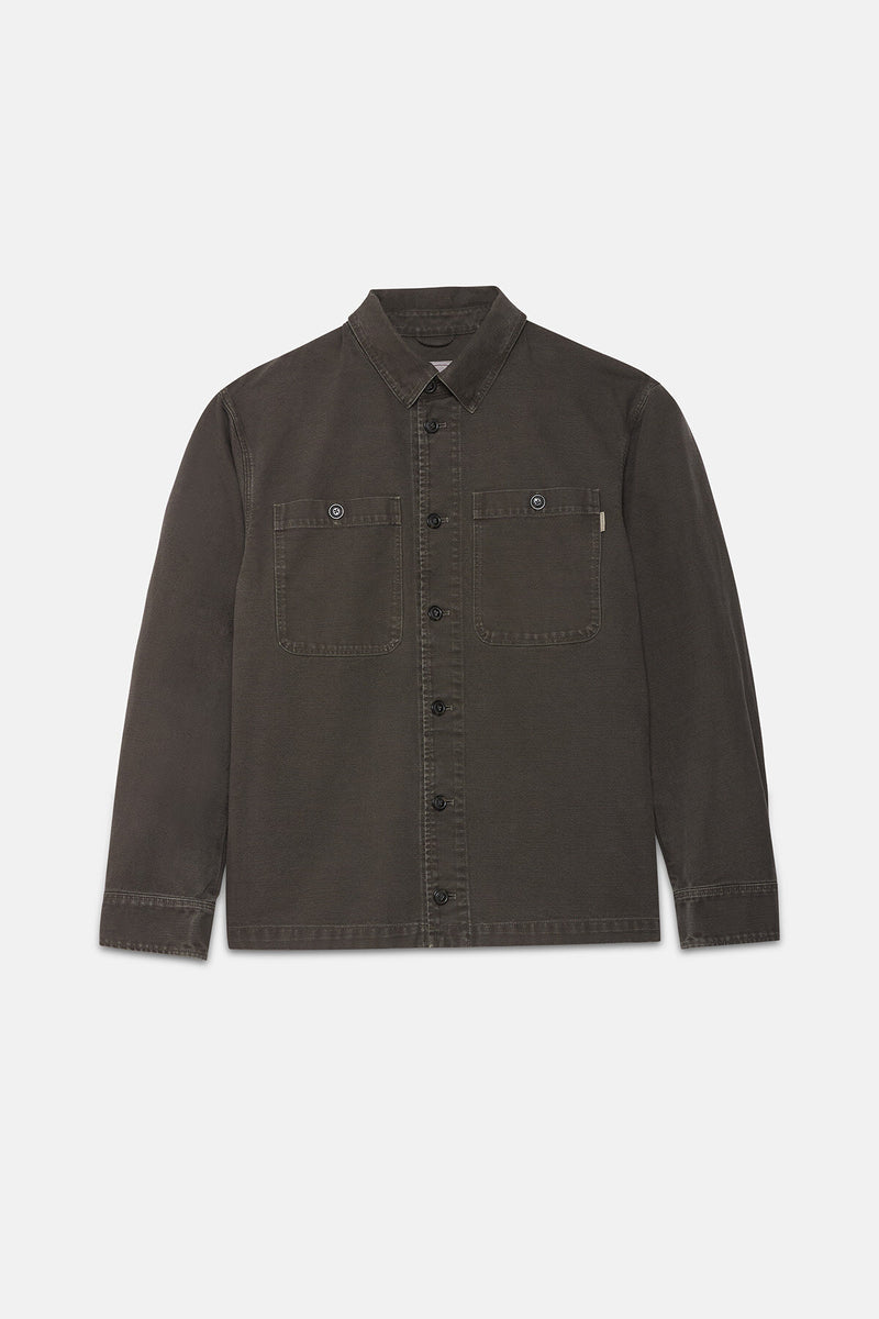 Overshirt in Canvas Tinto Capo