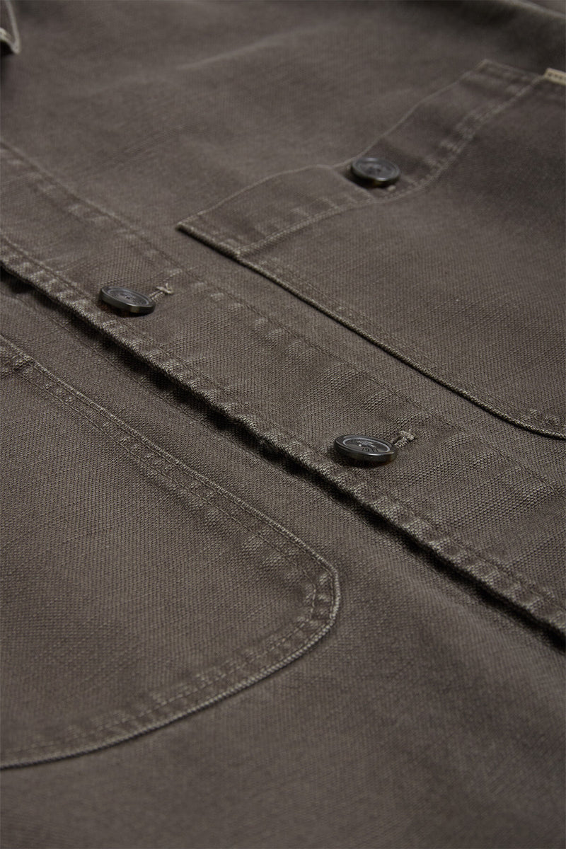 Overshirt in Canvas Tinto Capo