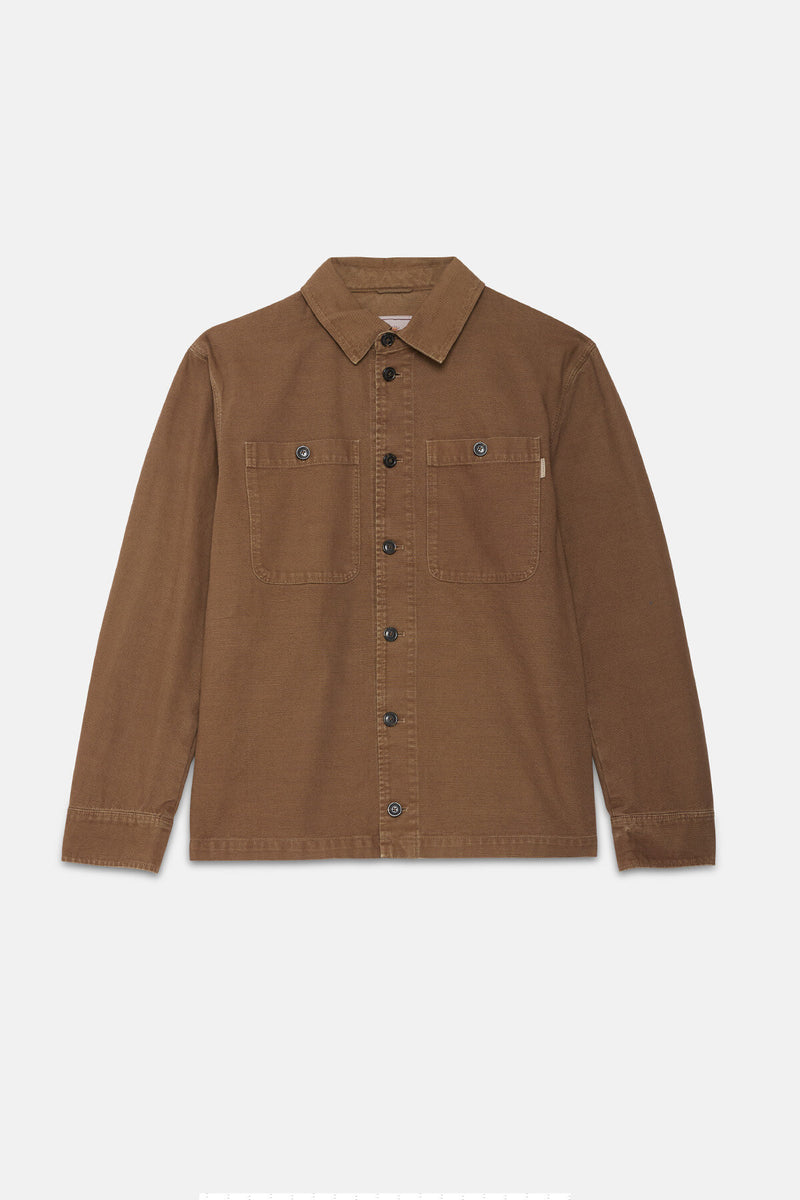 Overshirt in Canvas Tinto Capo