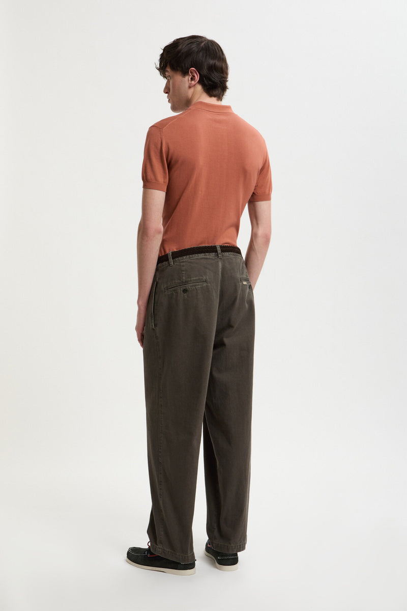 Pantaloni in Canvas Tinto Capo