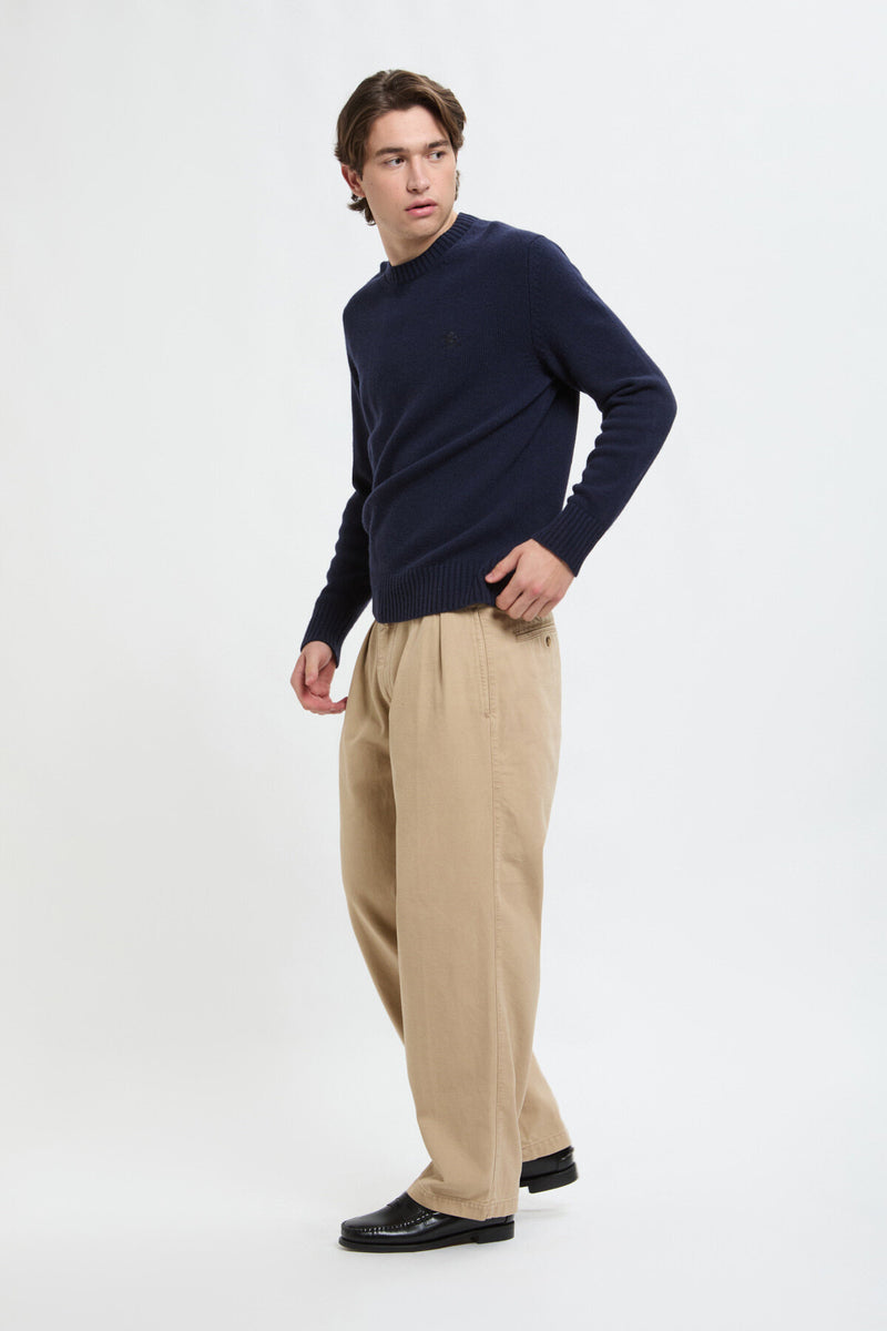 Canvas Garment Dyed Trousers