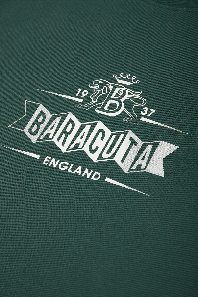 T-shirt con logo sbiadito
