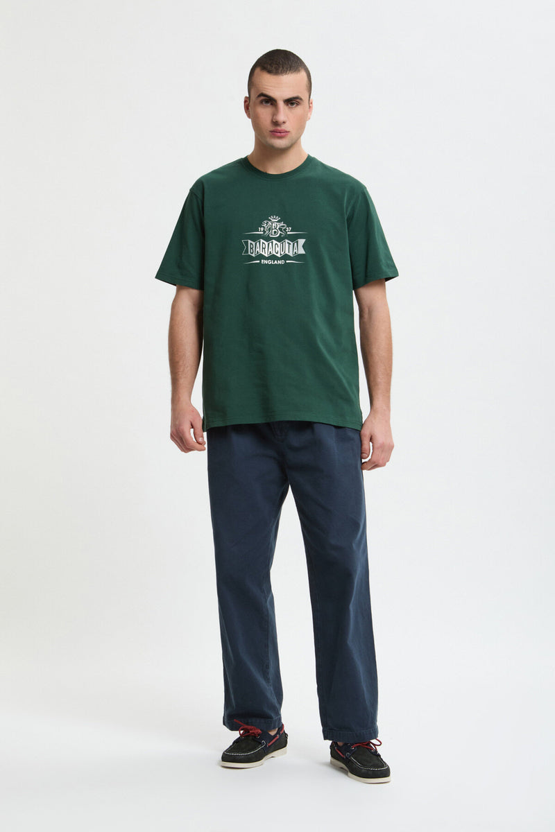 T-shirt con logo sbiadito