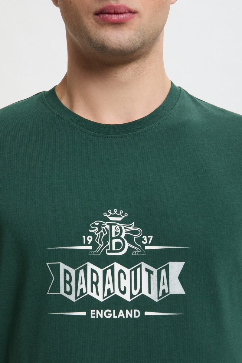 T-shirt con logo sbiadito