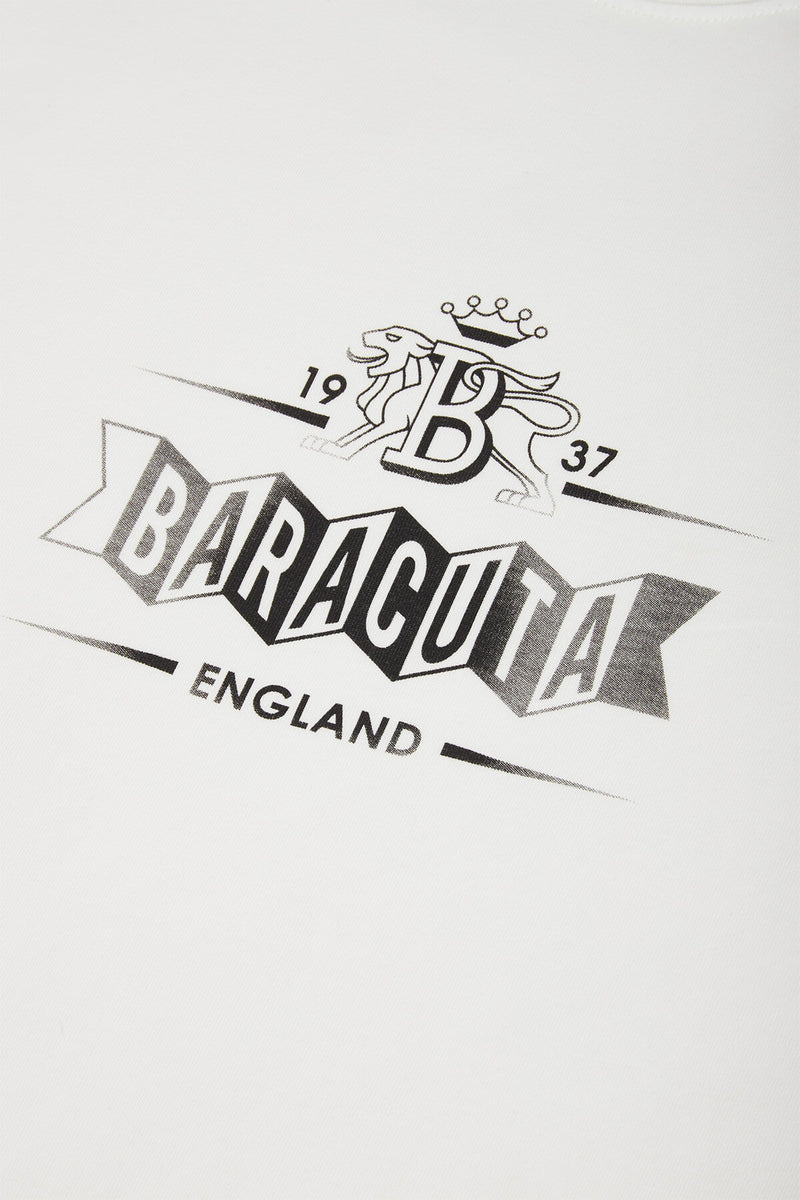 T-shirt con logo sbiadito
