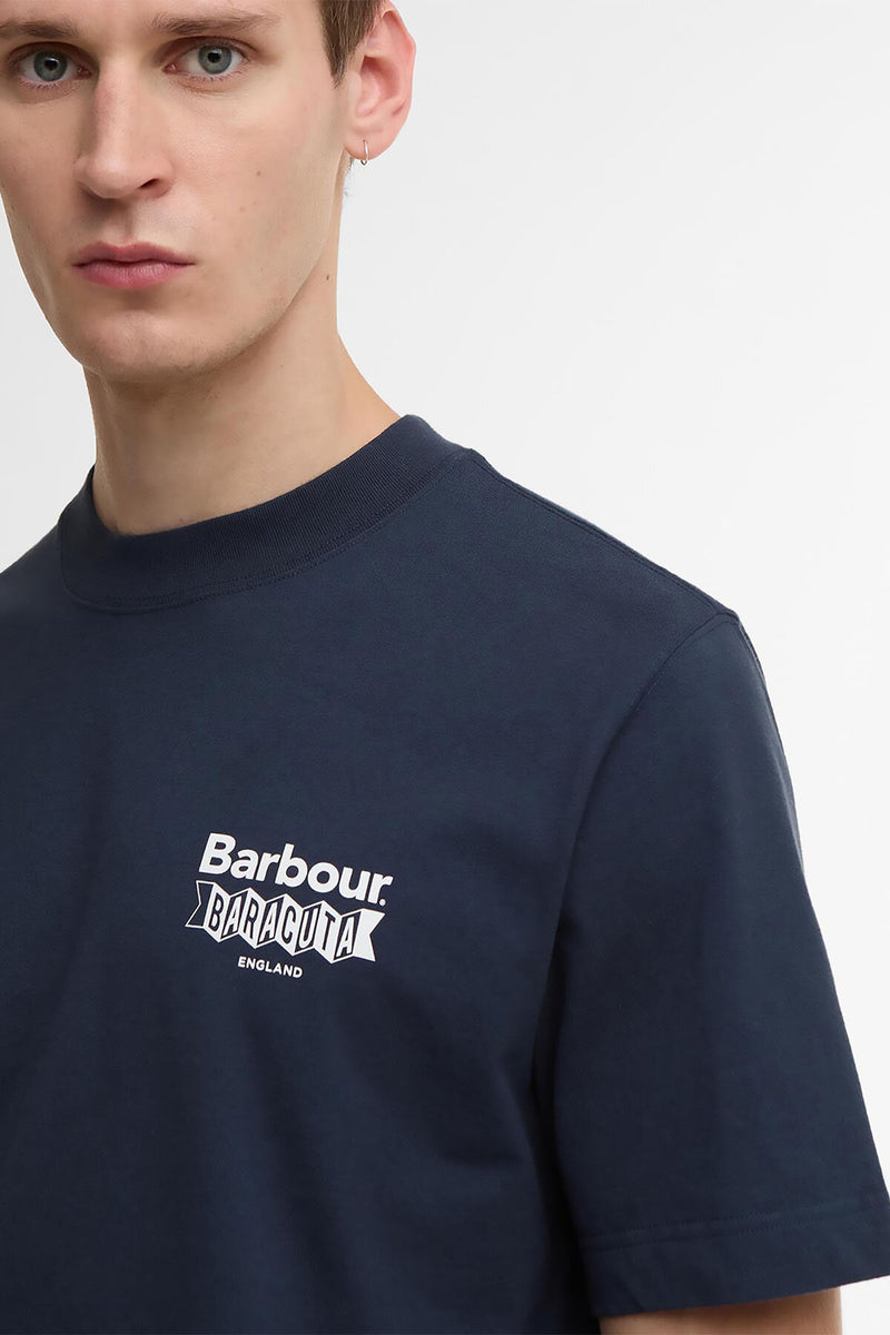 T-shirt oversize All Nighter Barbour x Baracuta