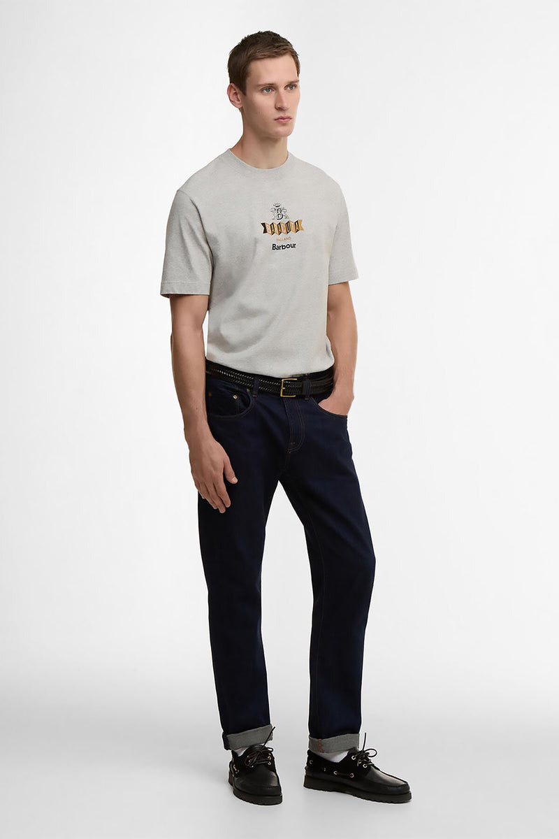 T-shirt oversize Vinyl Barbour x Baracuta