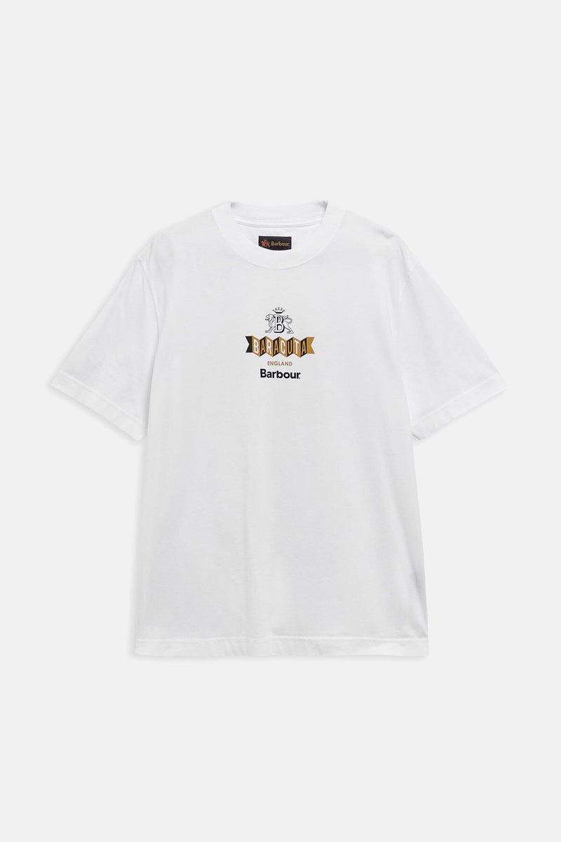 T-shirt oversize Vinyl Barbour x Baracuta