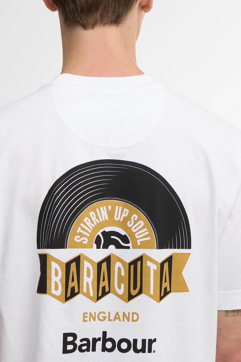T-shirt oversize Vinyl Barbour x Baracuta