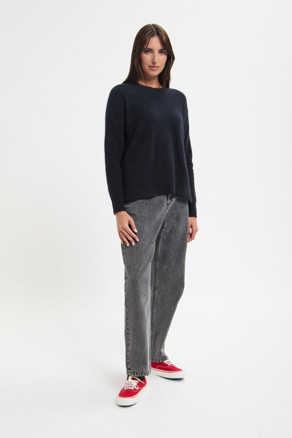 Hamilton Wool Raccoon Side Button Pullover