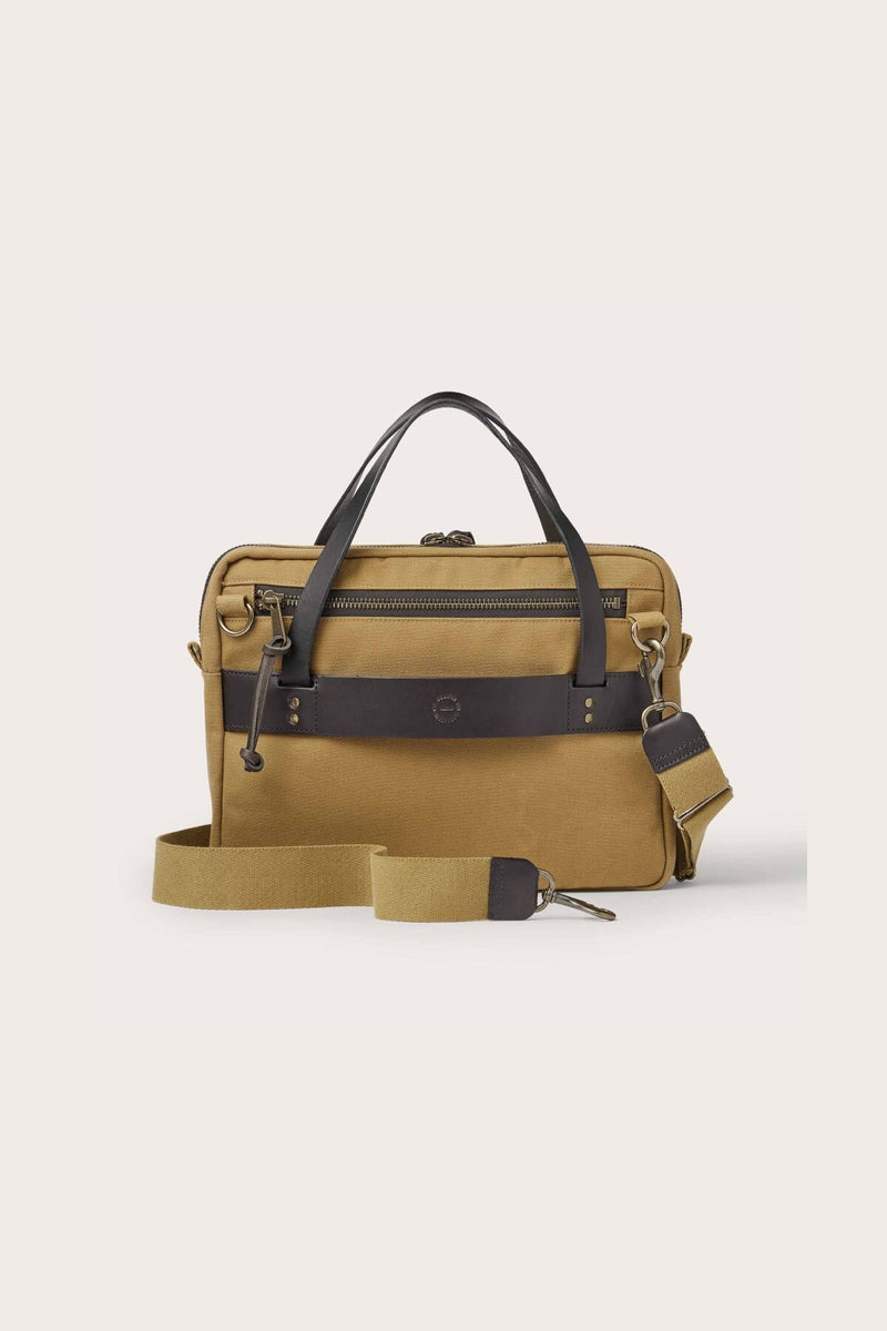 RUGGED TWILL COMPACT BRIEFCASE