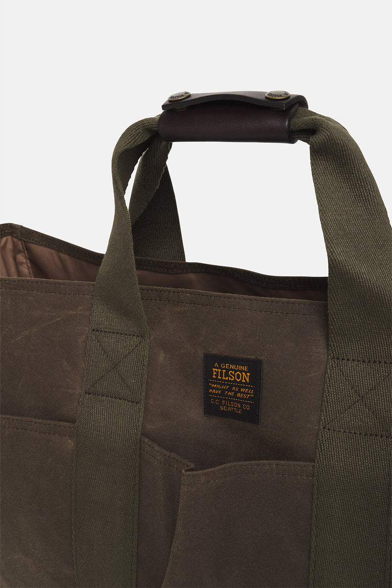 TIN CLOTH OPEN SUPPLY TOTE