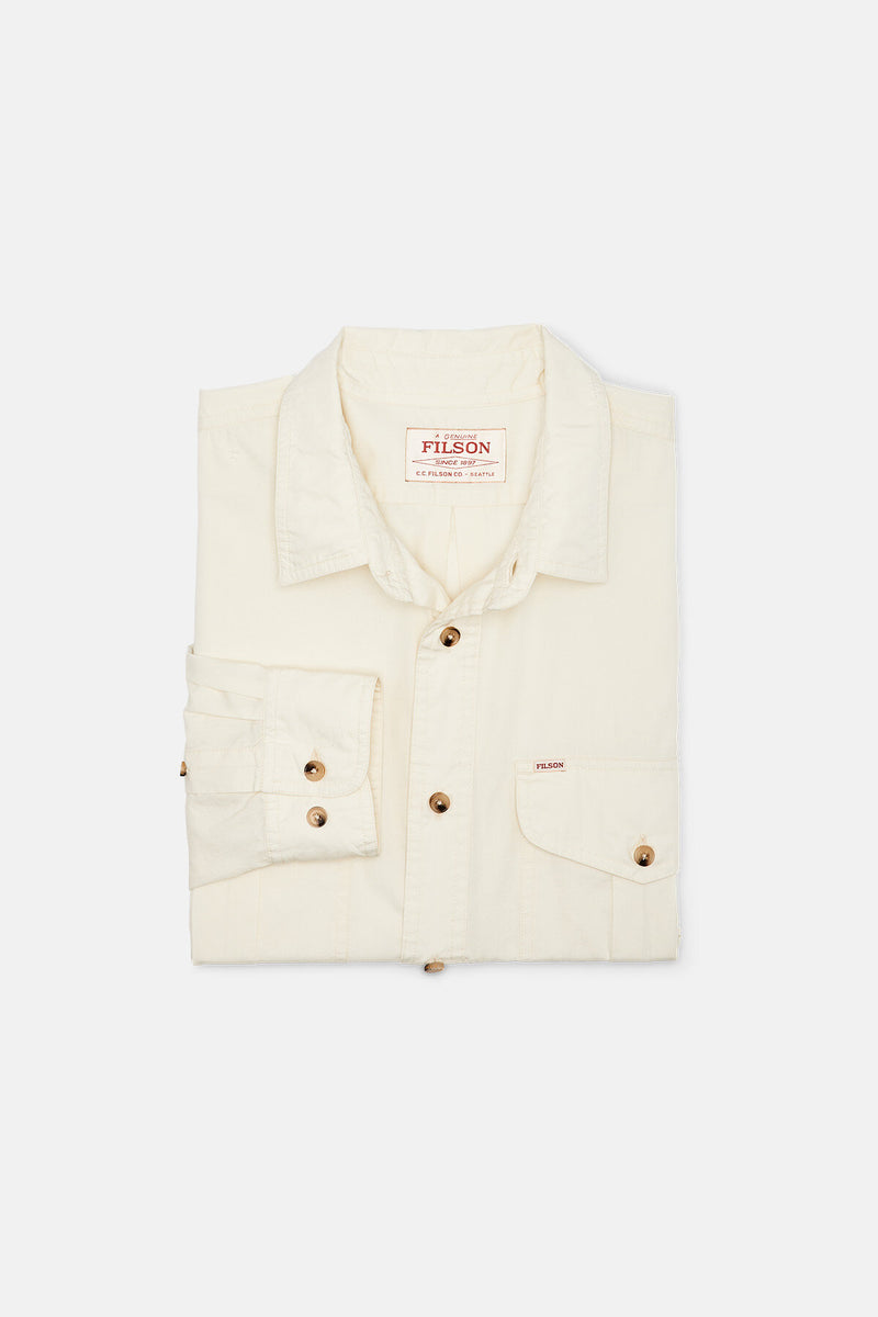 FILSON'S WASHED FEATHER CLOTH SHIRT