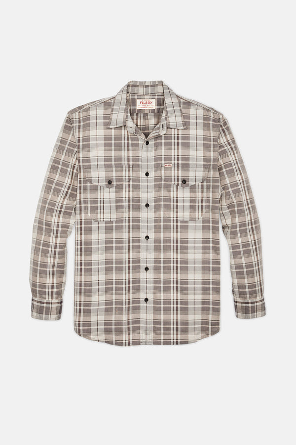 FILSON'S WASHED FEATHER CLOTH SHIRT
