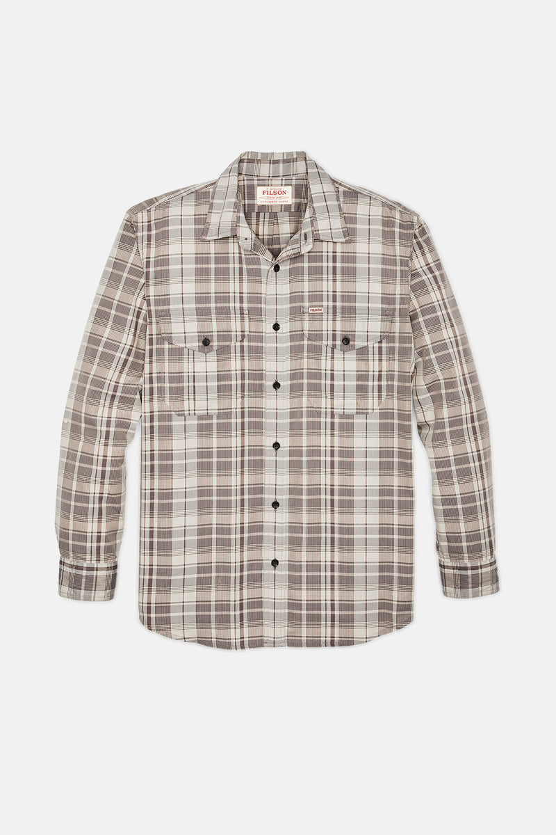 FILSON'S WASHED FEATHER CLOTH SHIRT