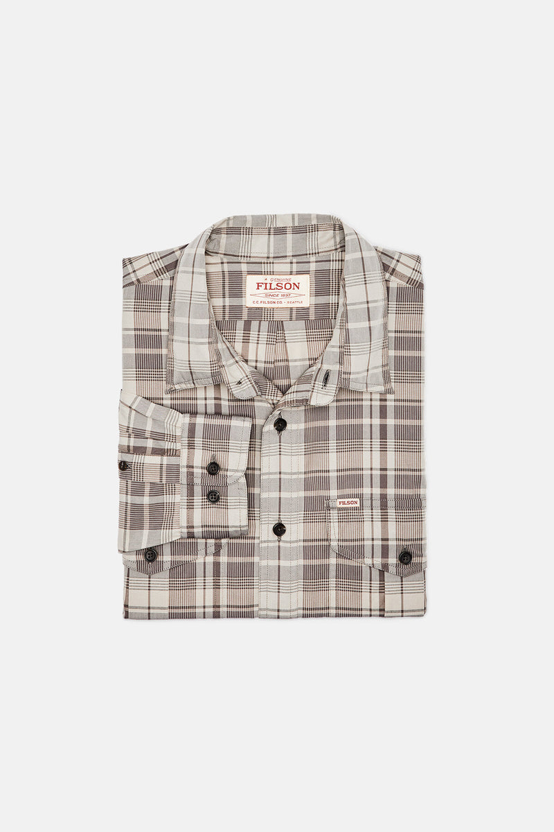 FILSON'S WASHED FEATHER CLOTH SHIRT