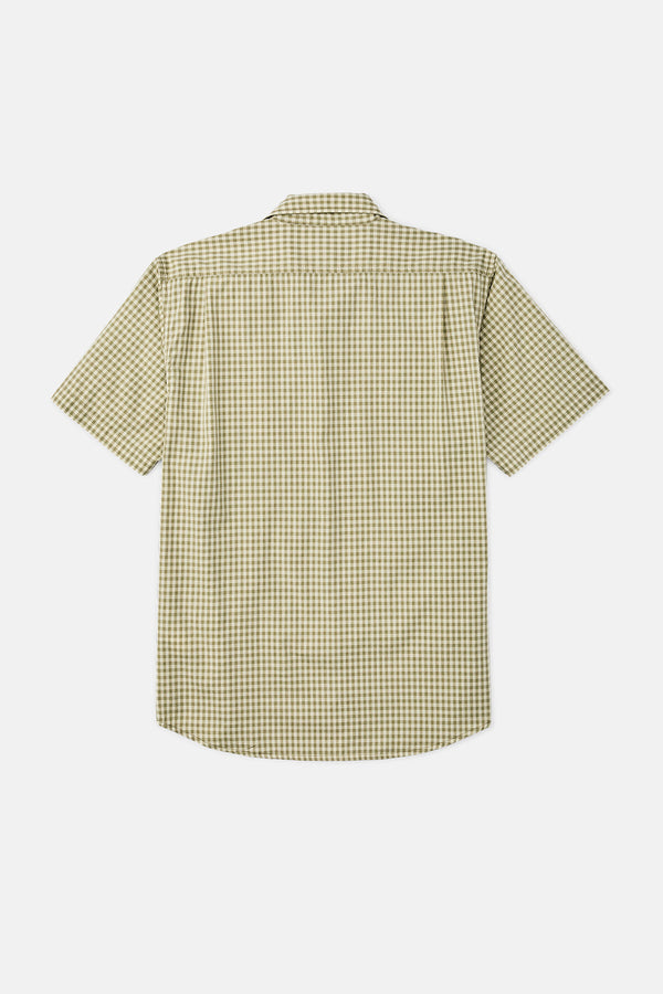 FILSON'S WASHED SHORT SLEEVE FEATHER CLOTH SHIRT