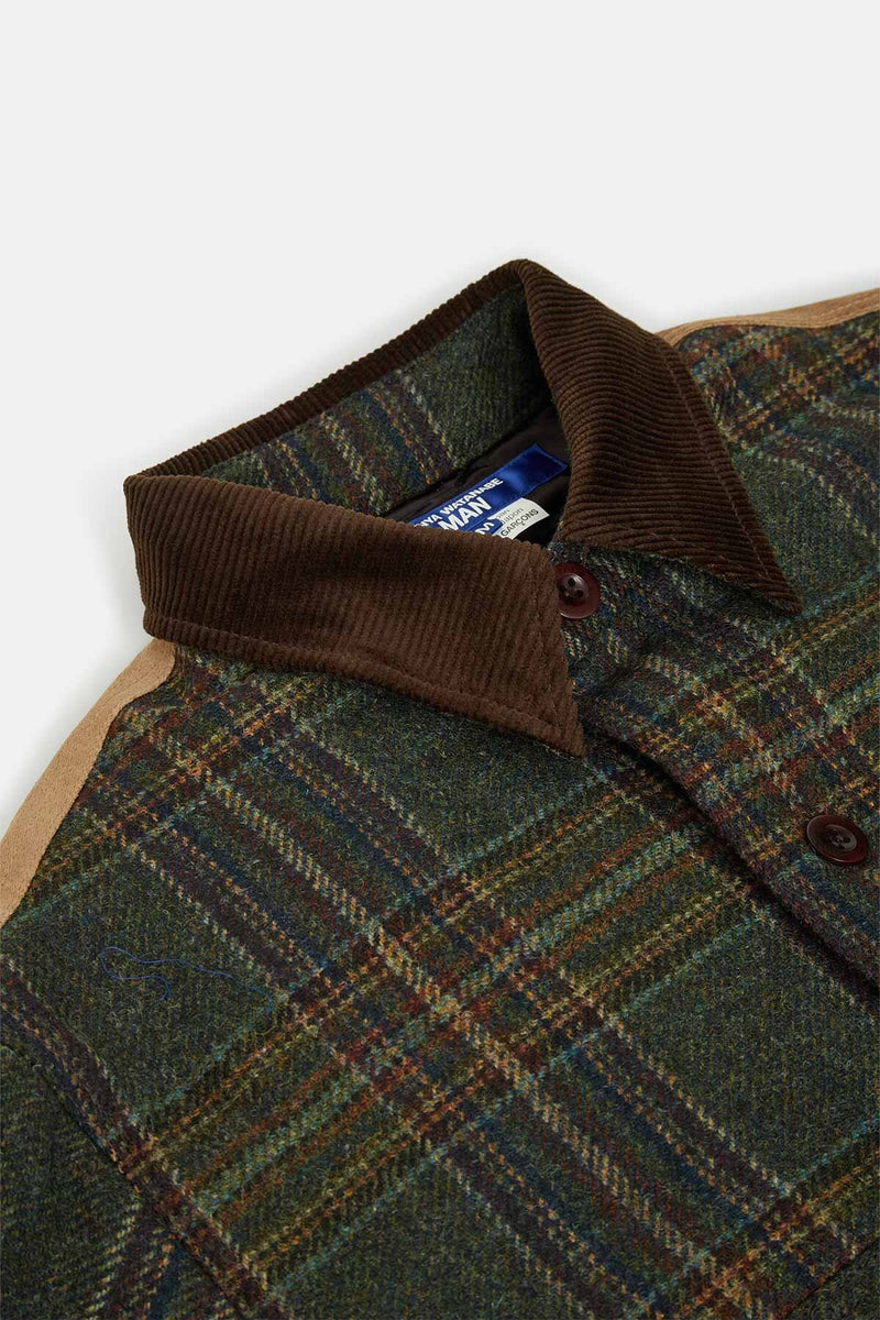 CAMICIA IN LANA E PELLE FILSON × JUNYA WATANABE