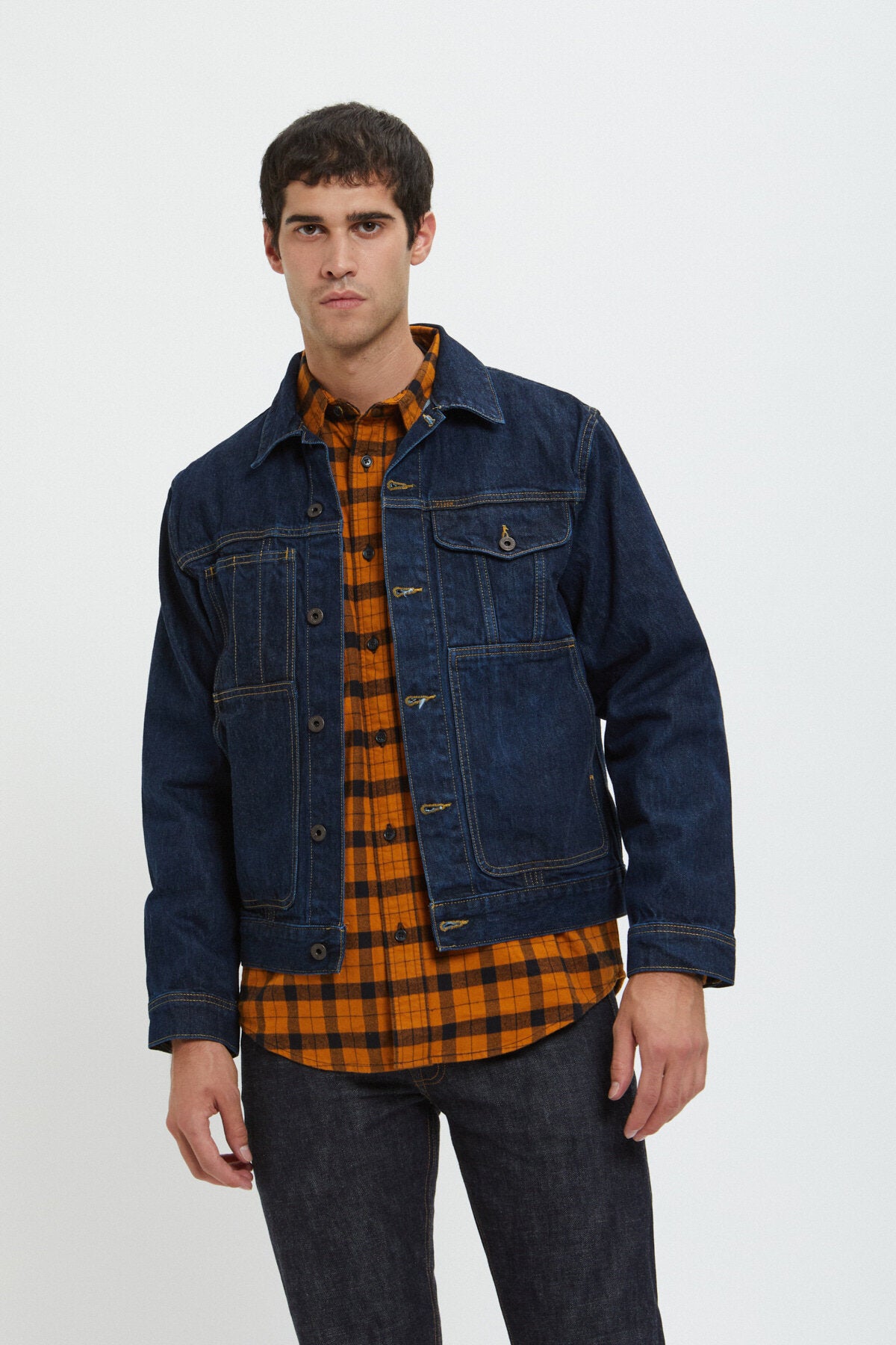 UNLINED DENIM SHORT CRUISER JACKET Rinse indigo by Filson Man