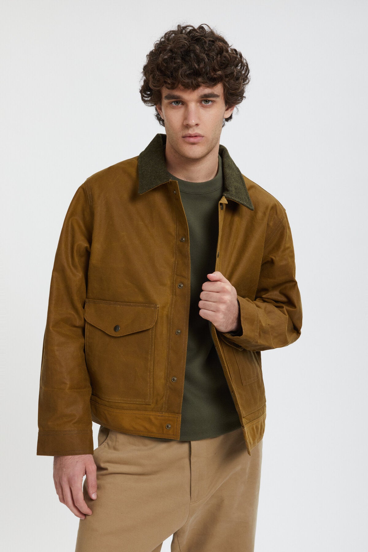 Filson men's tin cloth jacket best sale