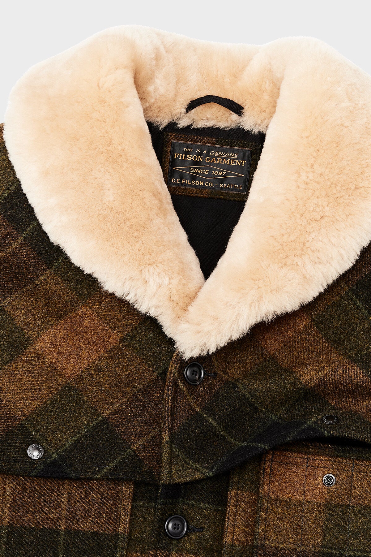 Lined wool packer coat on sale