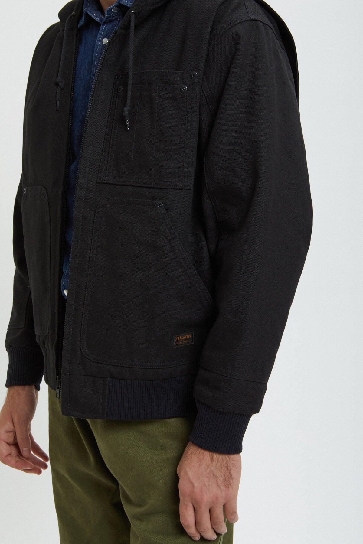 WORKSMITH INSULATED BOMBER JACKET Black by Filson Man | Men | WP Store