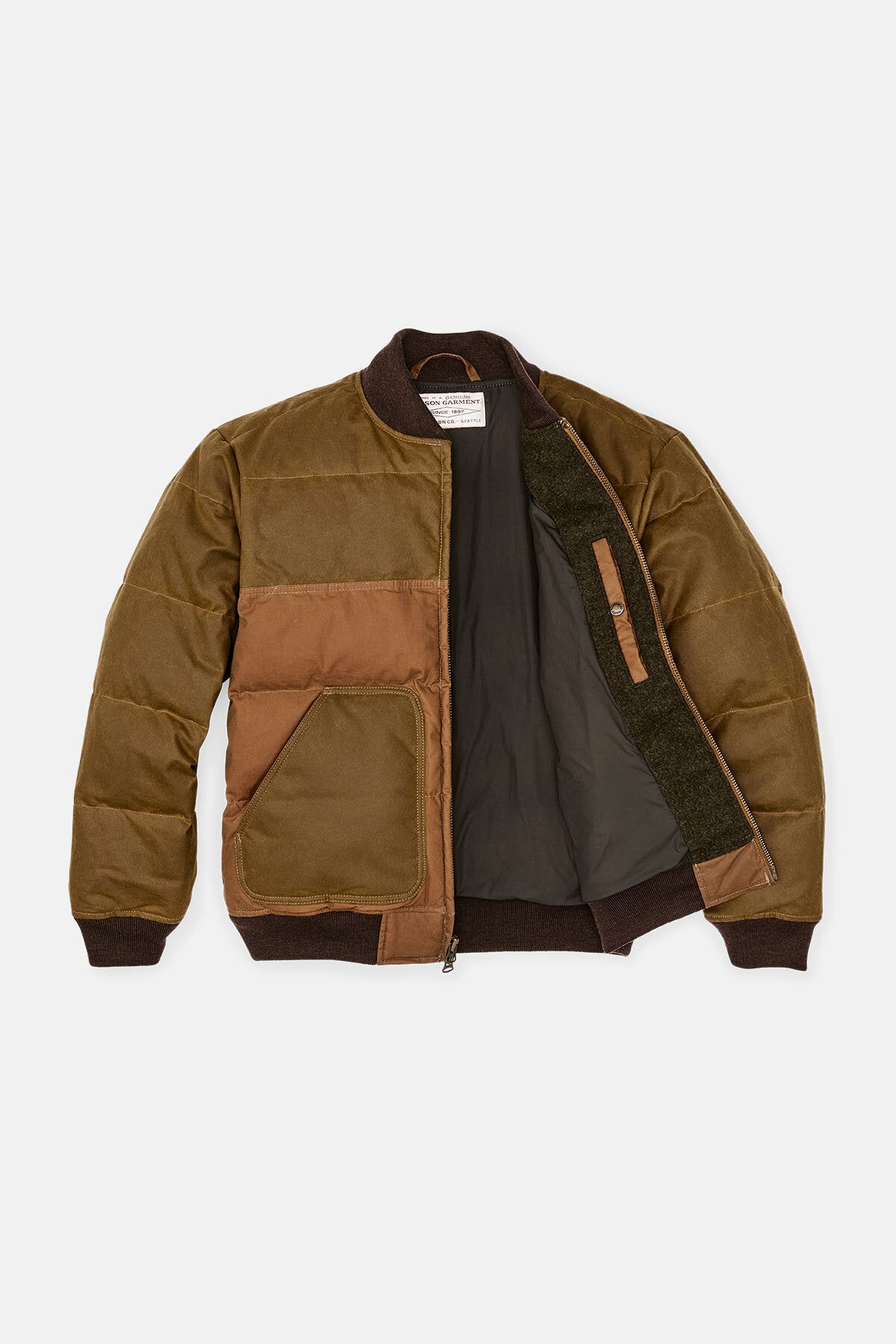 DOWN BOMBER JACKET Dark tan by Filson Man | Men | WP Store