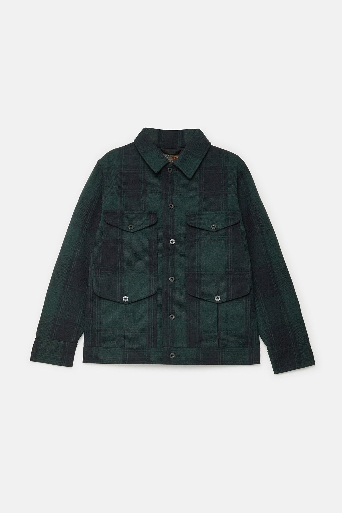 WOOL JOURNEYMAN JACKET Blue/green check by Filson Man | Men | WP Store