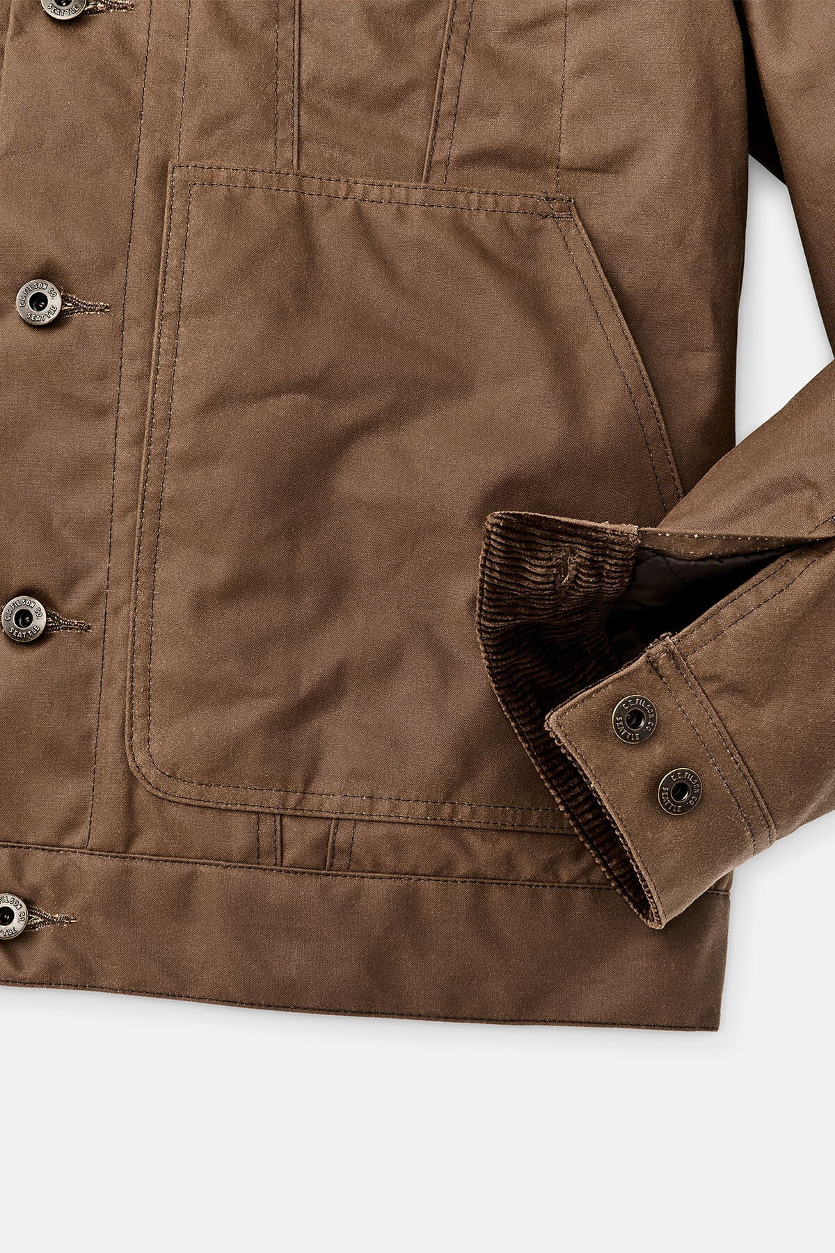INSULATED SHORT CRUISER Dark brown by Filson Man | Men | WP Store