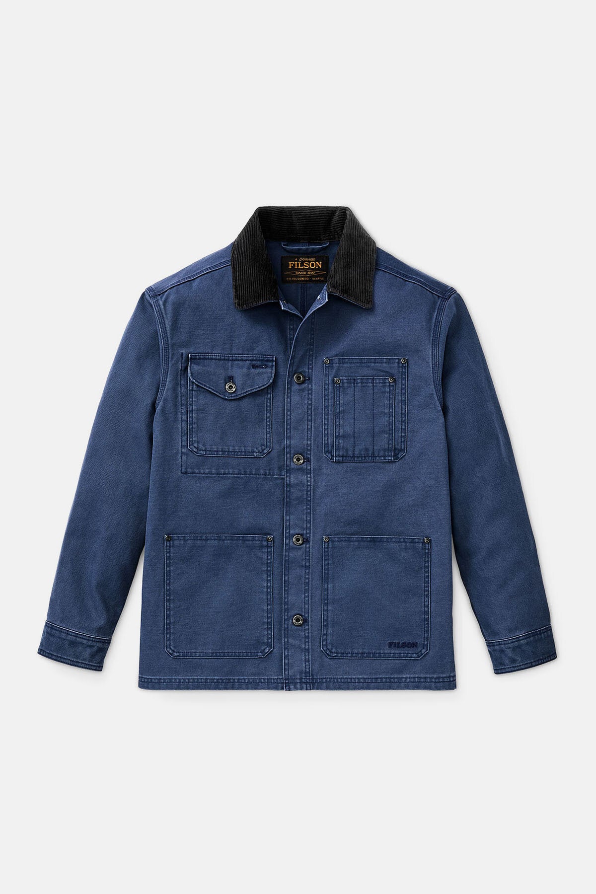 RUSTIC CANVAS BARN COAT Indigo by Filson Man | Men | WP Store