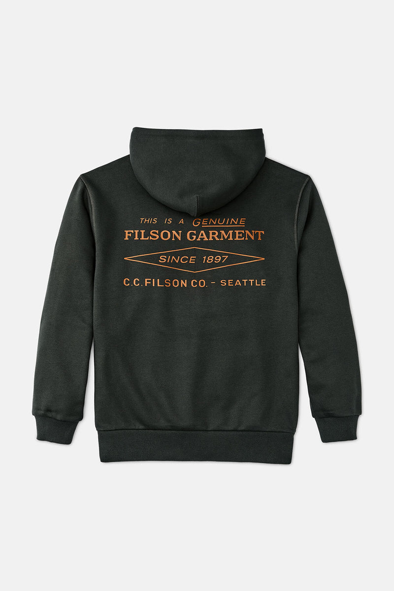 FELPA CON CAPPUCCIO PROSPECTOR GRAPHIC