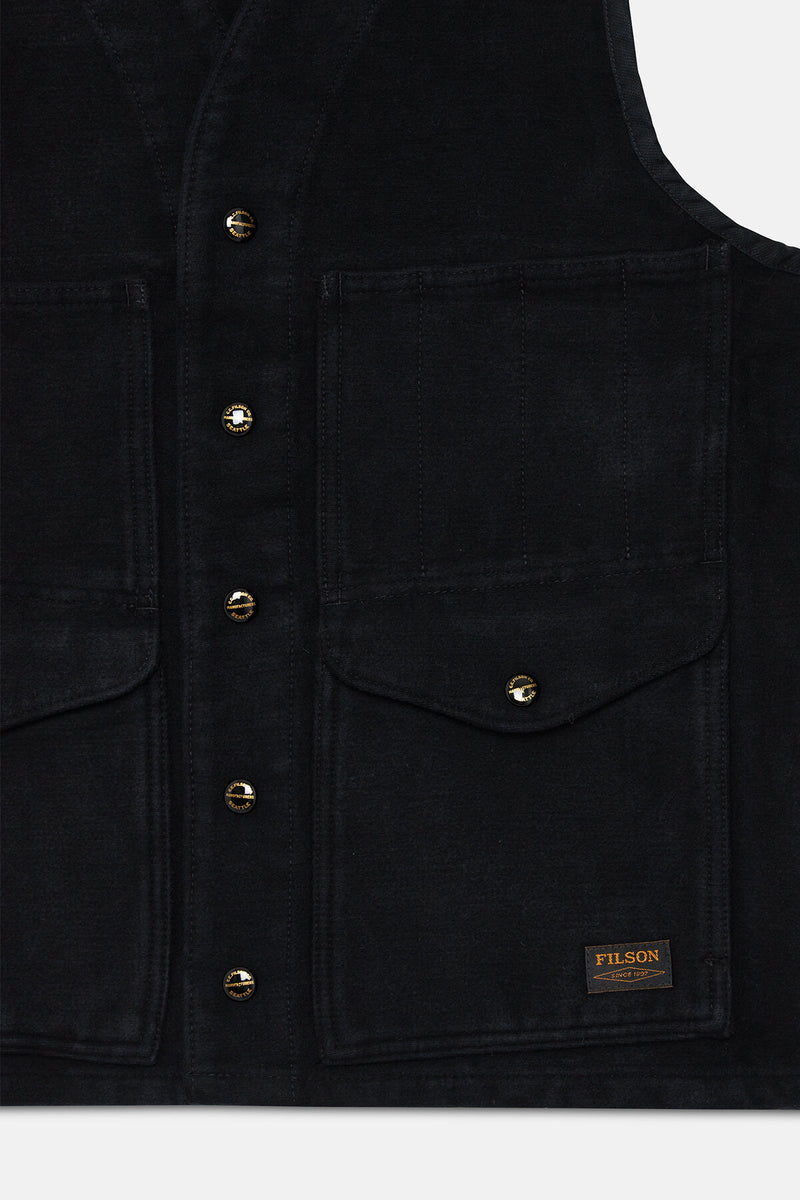 BEARTOOTH CRUISER VEST Anthracite by Filson Man Men WP Store