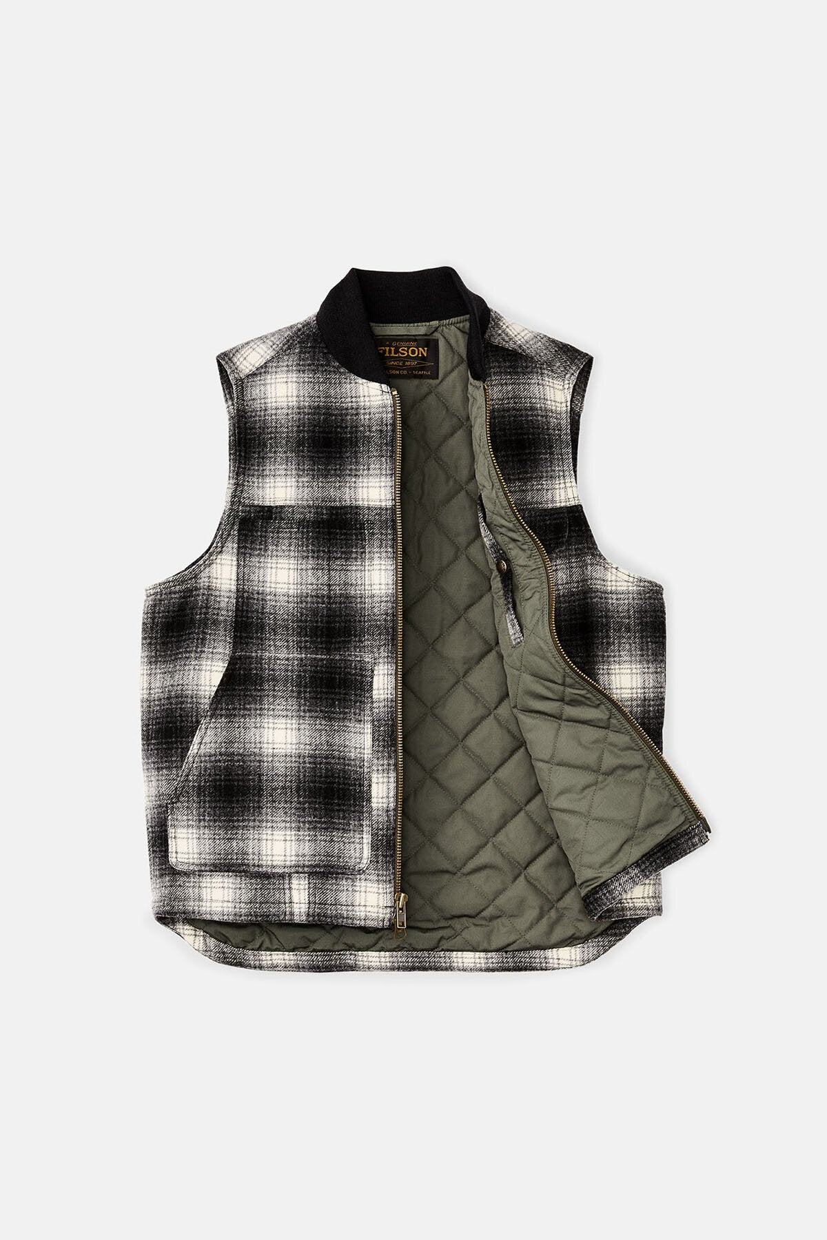 SPOKANE INSULATED WORK VEST Charcoal ombre by Filson Man | Men