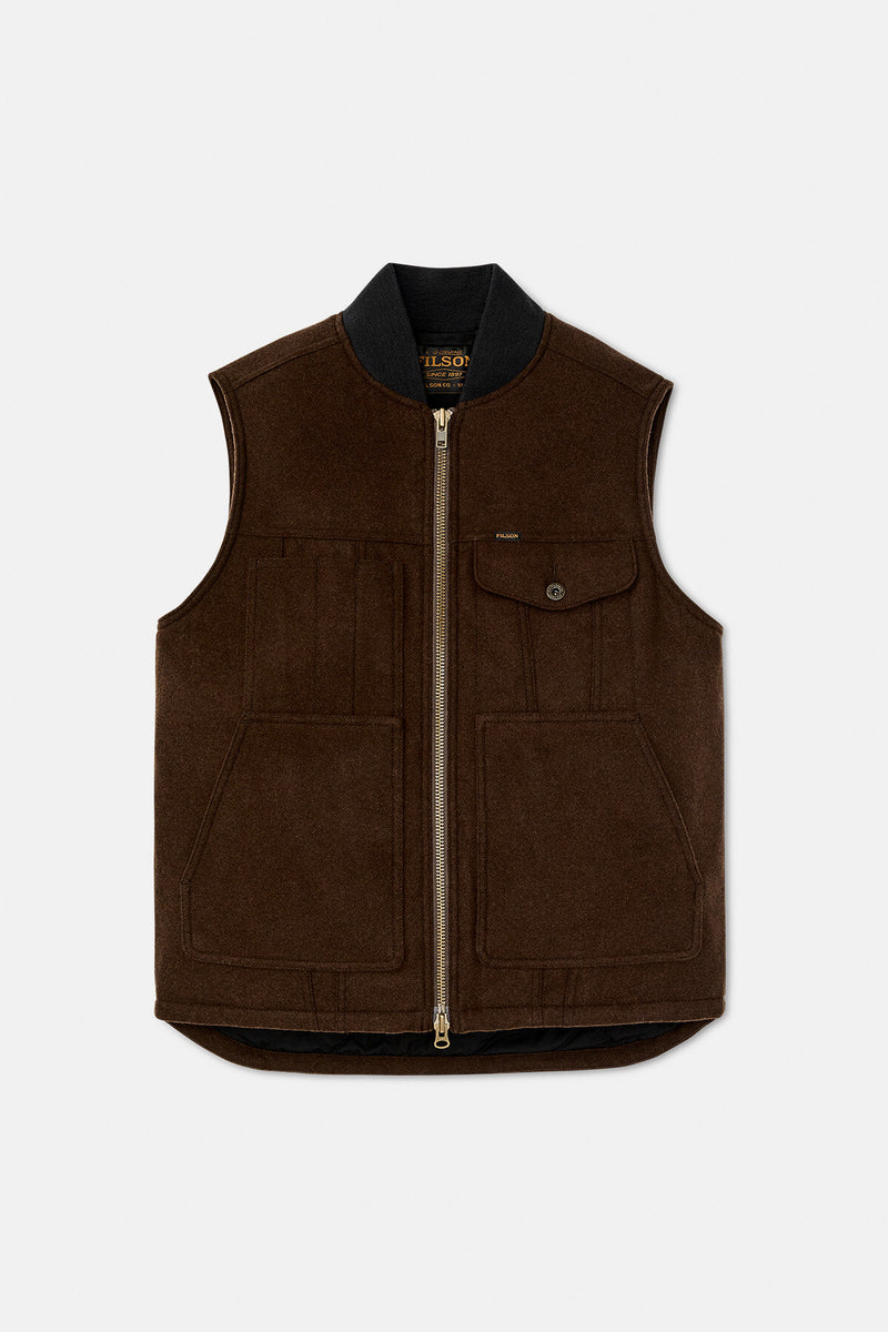 SPOKANE INSULATED WORK VEST Beaver brown by Filson Man | Men | WP