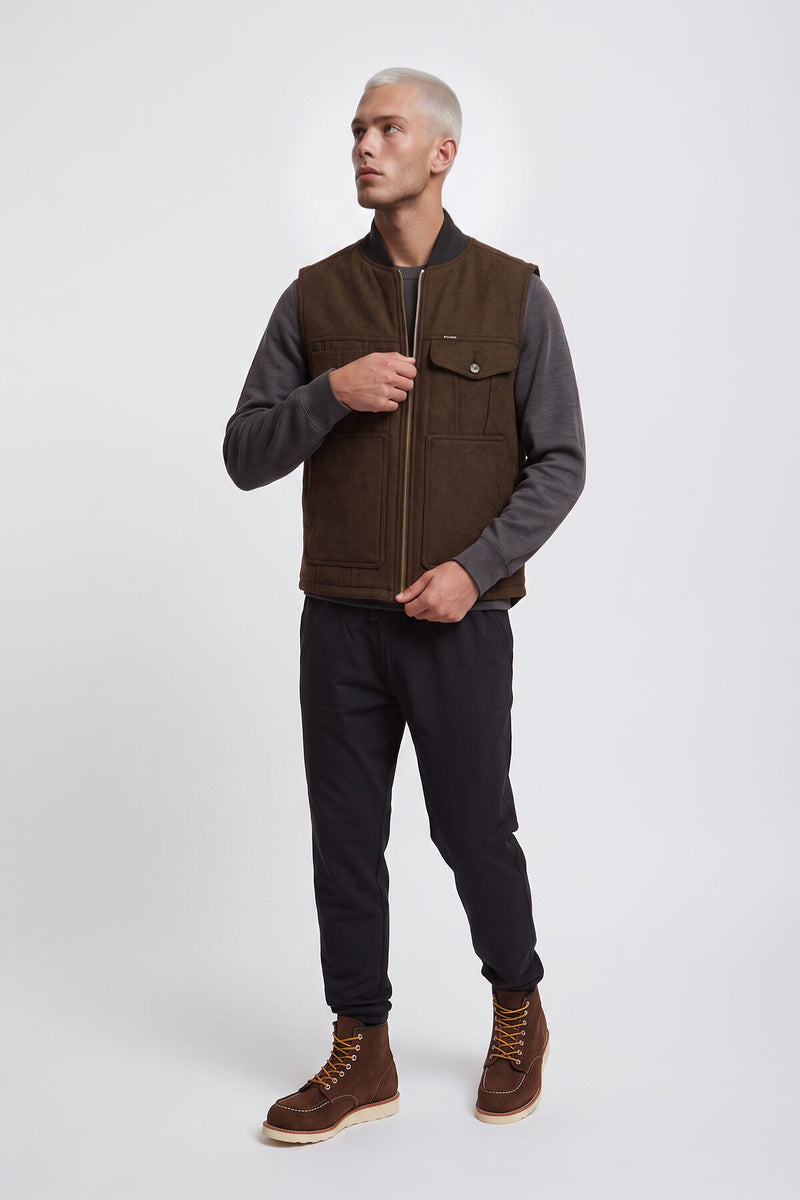 SPOKANE INSULATED WORK VEST Beaver brown by Filson Man | Men | WP
