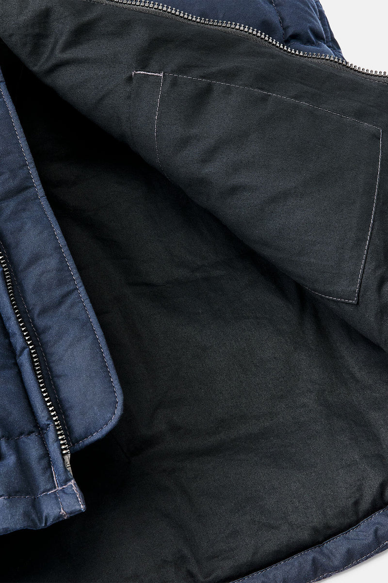 GILET CERATO IN PIUMA D’ANATRA