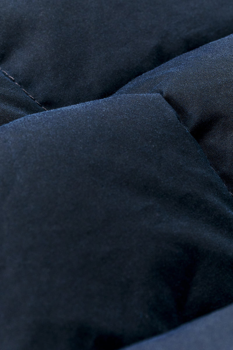 GILET CERATO IN PIUMA D’ANATRA