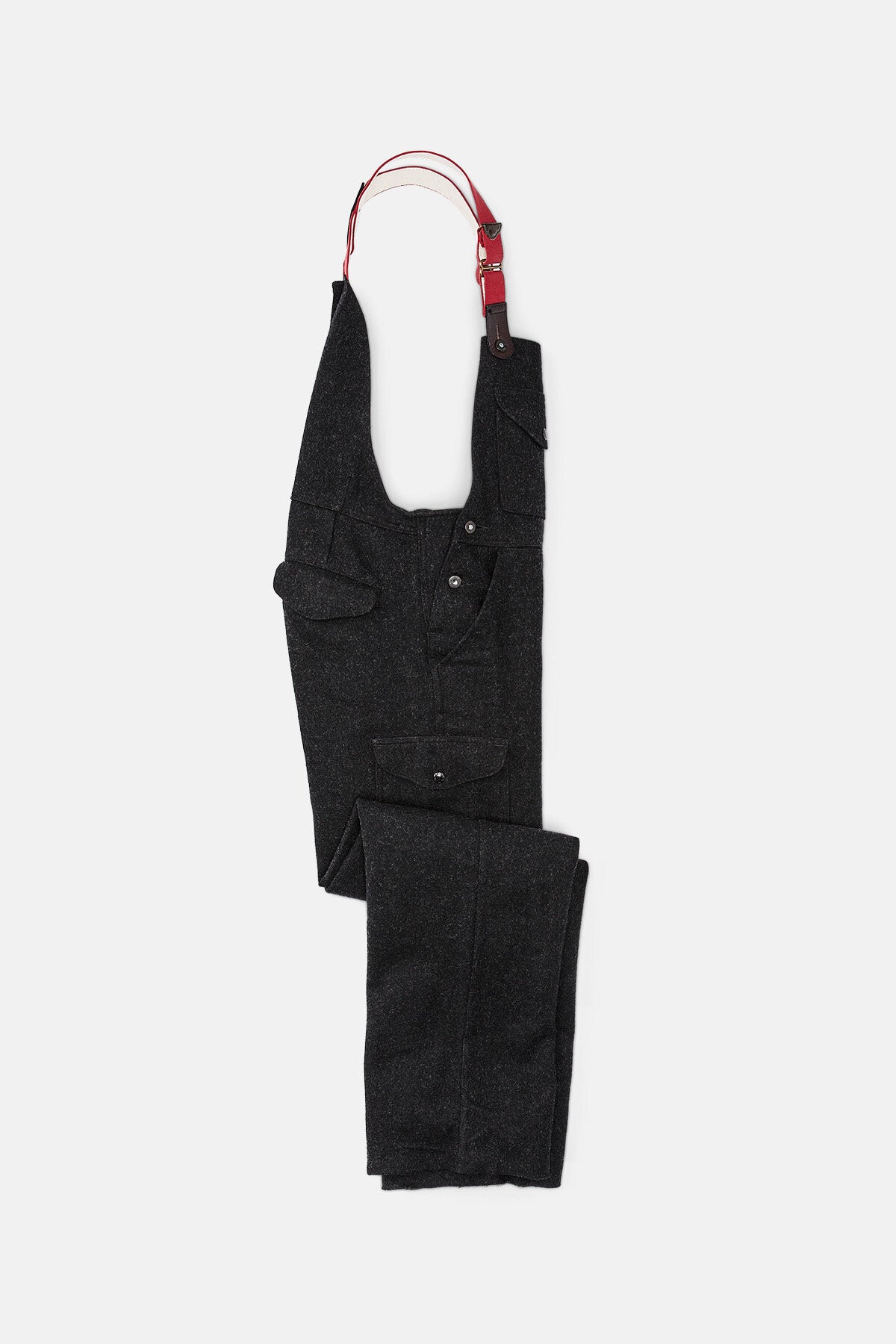 MACKINAW WOOL BIBS Charcoal by Filson Man | Men | WP Store