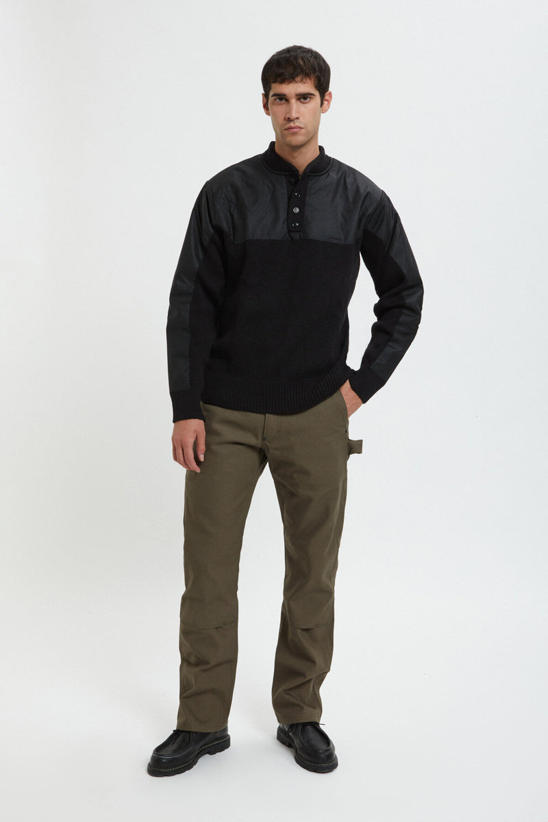 HENLEY GUIDE SWEATER Black by Filson Man Men WP Store